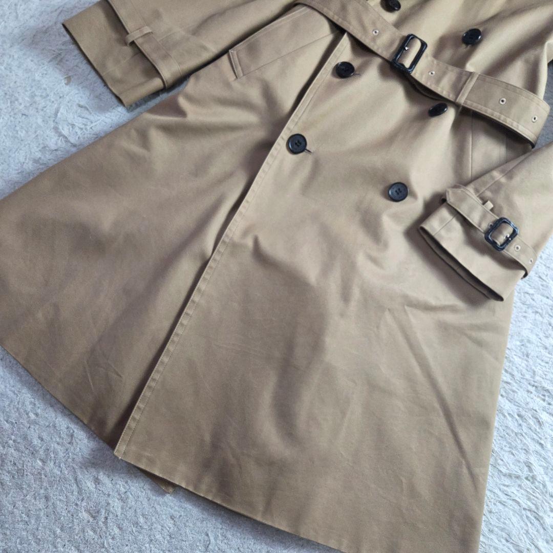 極美品 HYKE トレンチコート ライナー着脱式 ベージュ サイズL タイト