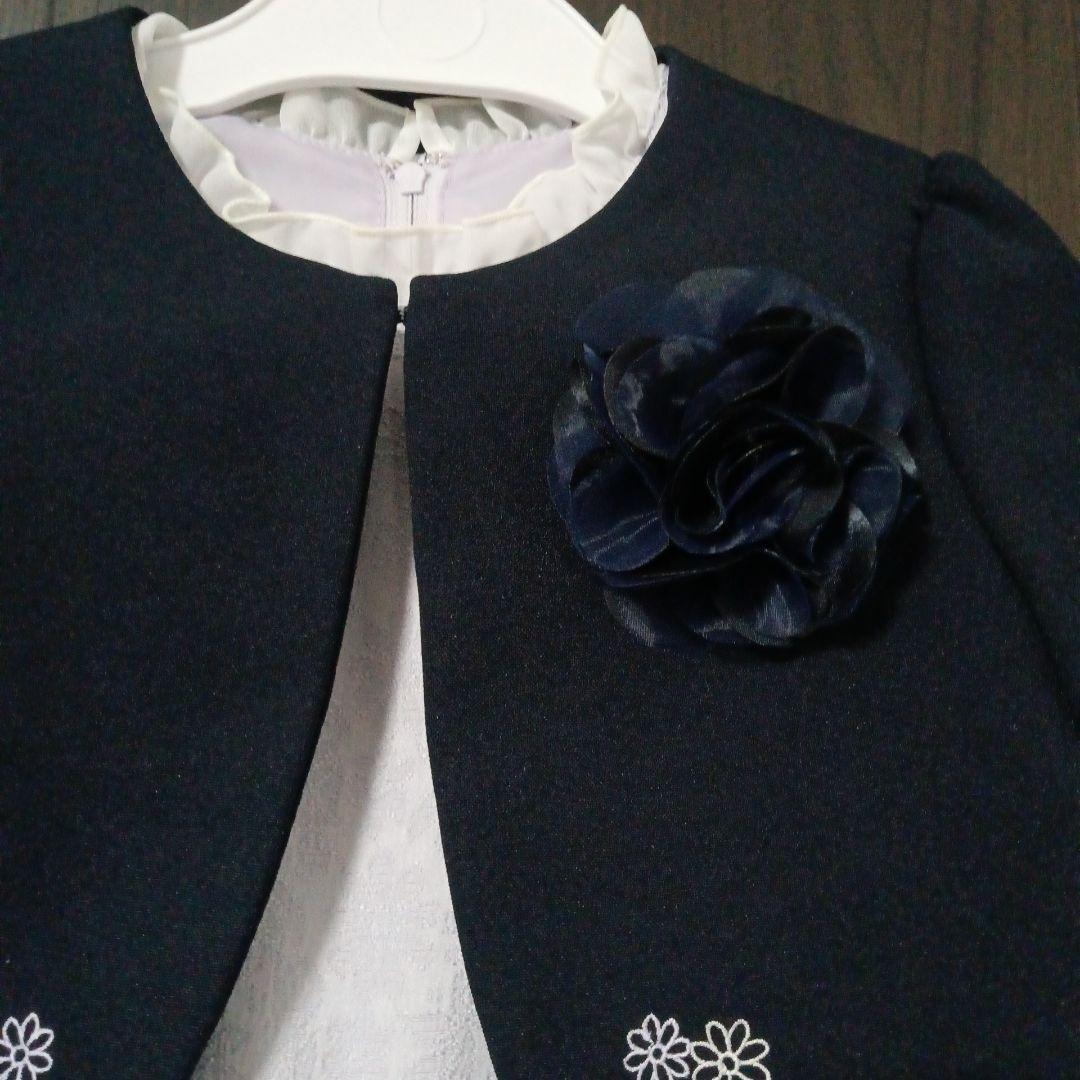 120 紫 ラベンダー フォーマルワンピース 入学式　卒園式　女子　アンサンブル