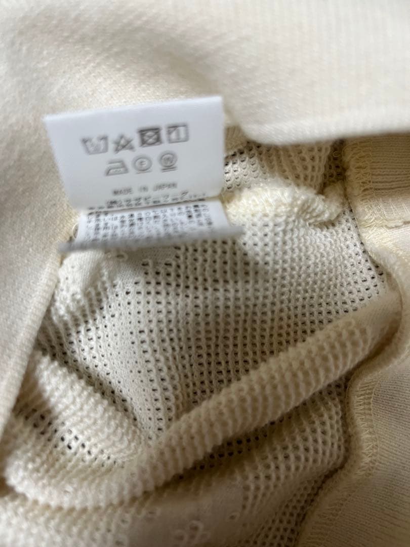 Ron Hermanロンハーマン フラワーワッフルポロシャツ XS(M相当)