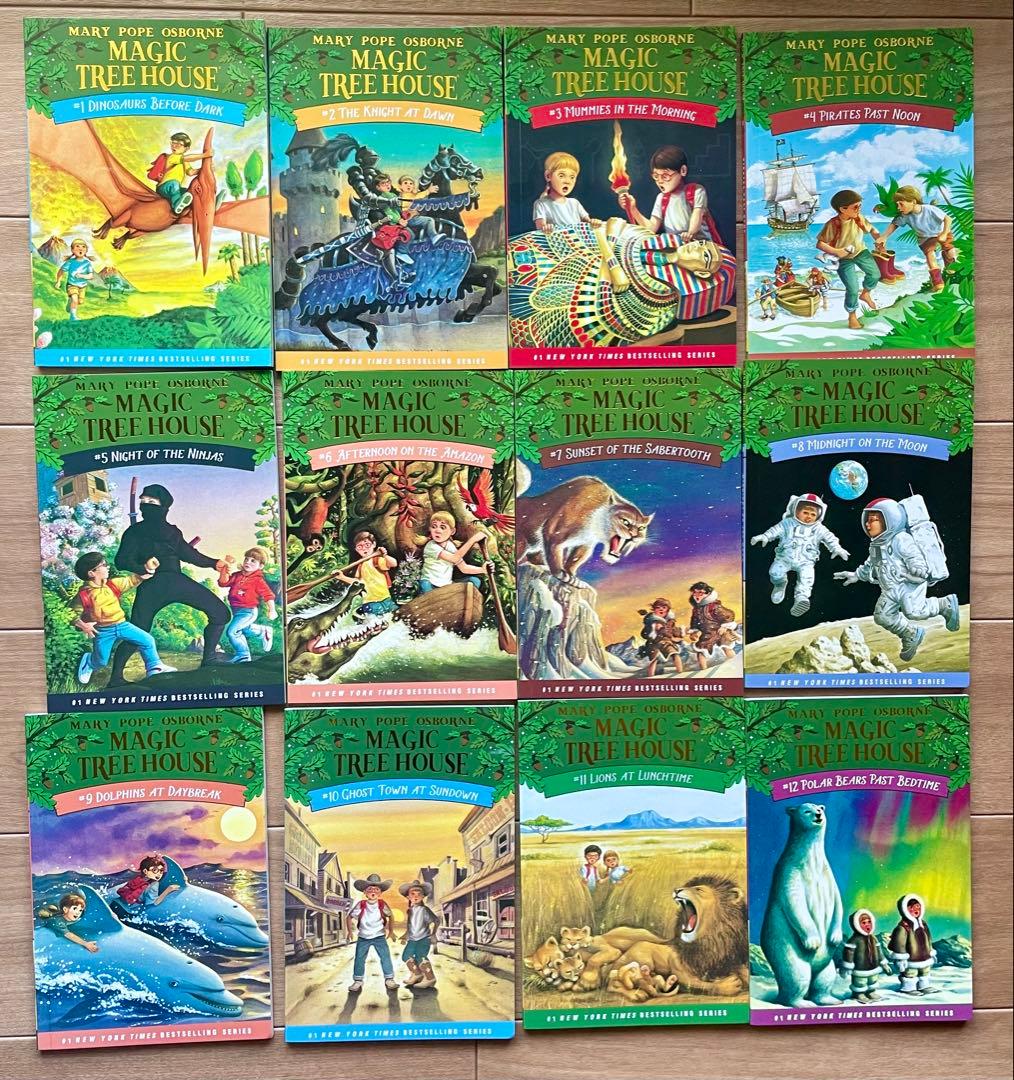 新品Magic Tree Houseシリーズ1 -2英語絵本66冊