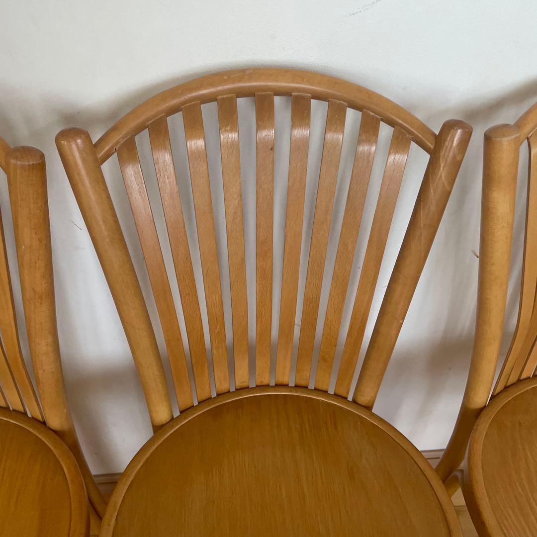 マルニ木工　maruni トーネットチェア ベントウッドチェア 曲木 3脚セット