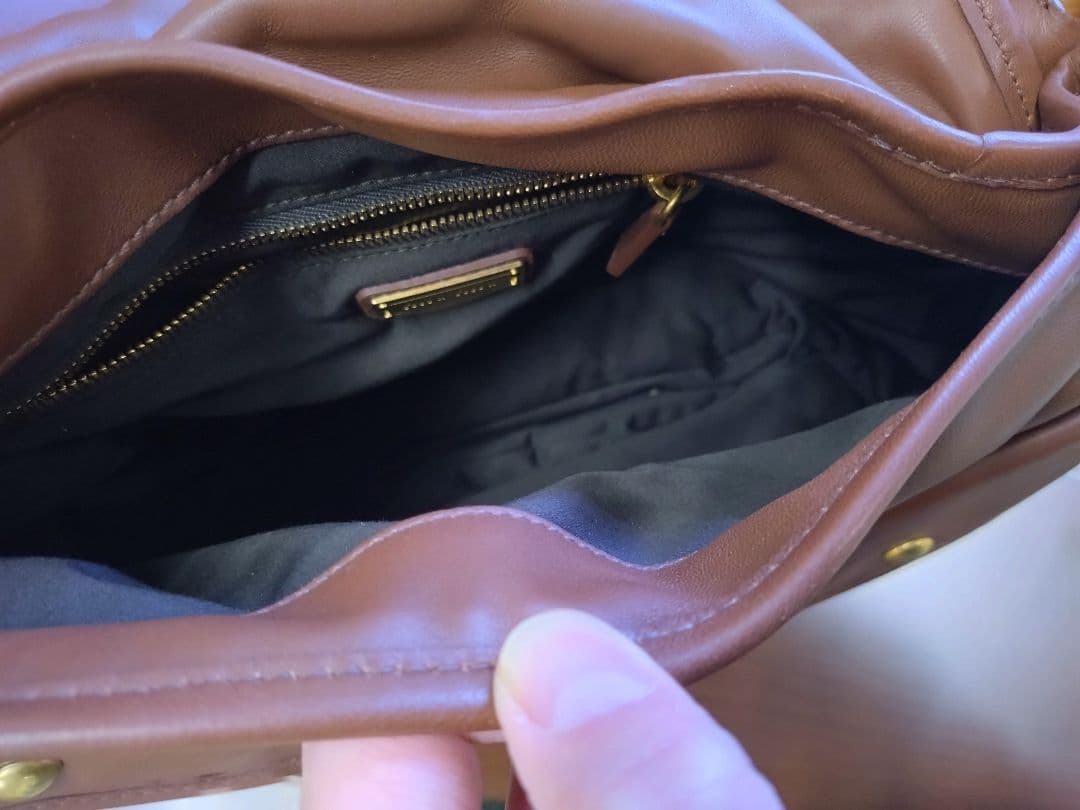 MIUMIU ミュウミュウ マテラッセ 2WAY ショルダーバッグ ブラウン