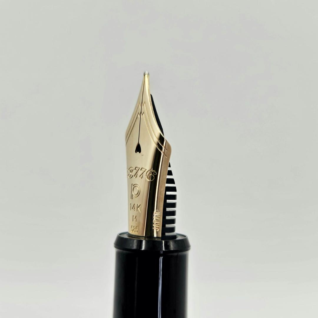 PLATINUM 万年筆 #3776 センチュリー 14K 585 M ブラック