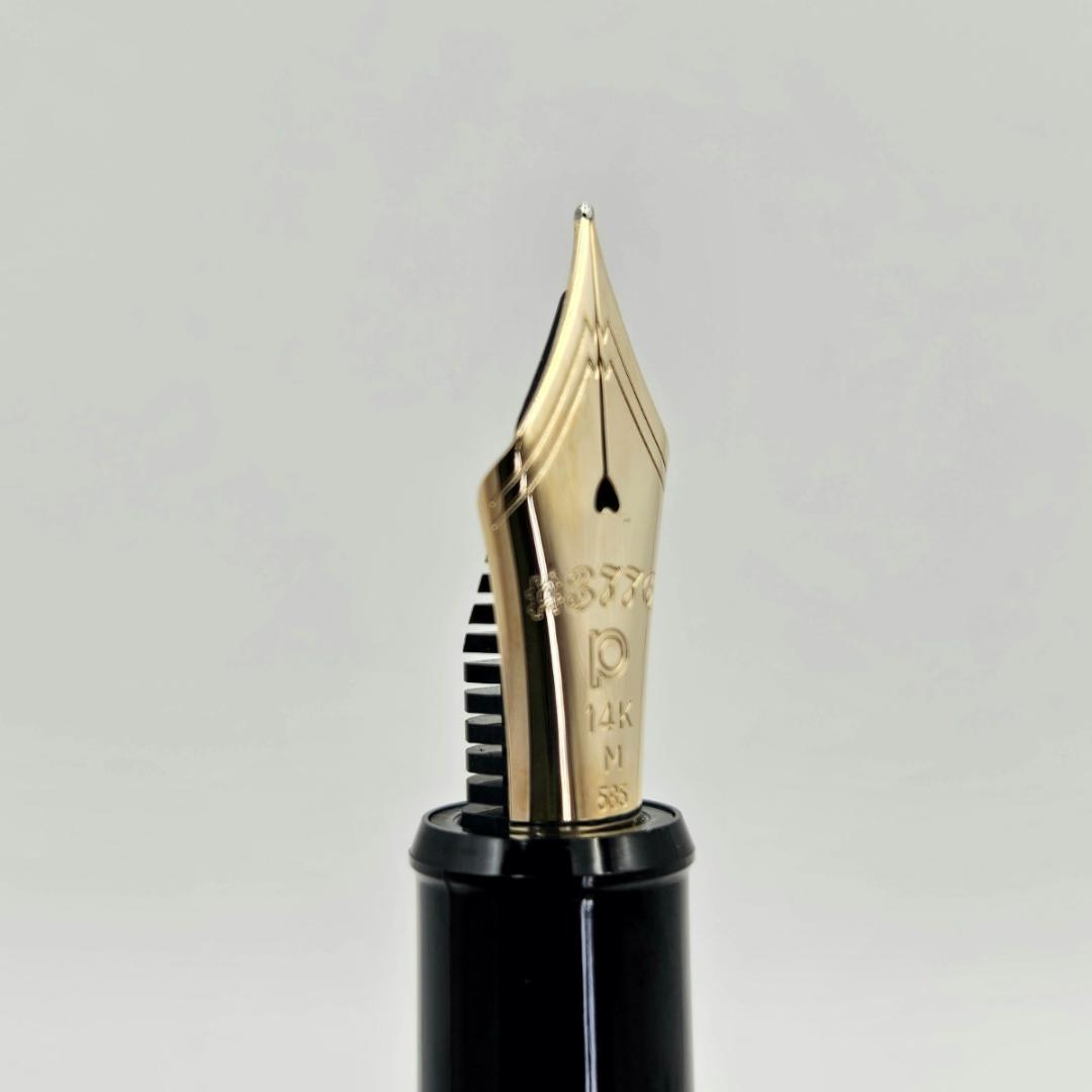 PLATINUM 万年筆 #3776 センチュリー 14K 585 M ブラック