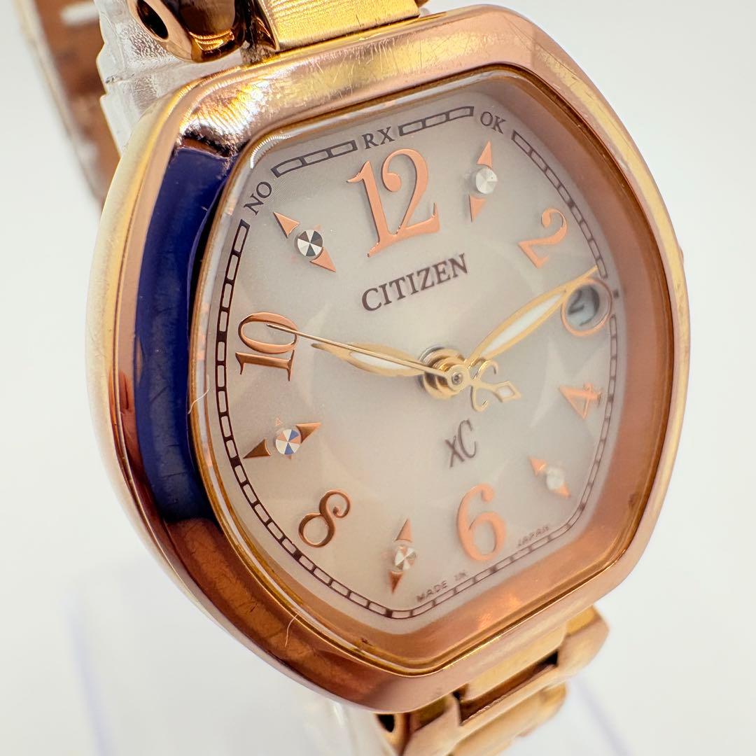 美品 CITIZEN xC クロスシー ソーラー レディース 時計 デイト 27