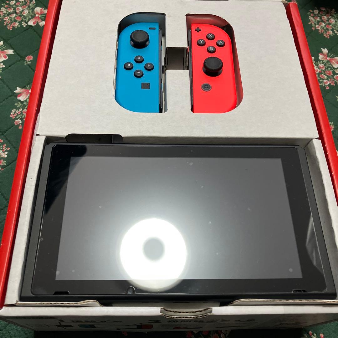 Nintendo Switch 本体 ネオンブルー レッド バッテリー強化版