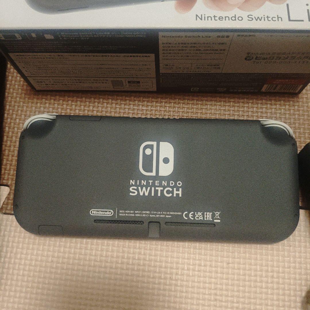 Nintendo Switch Lite グレー 本体　超美品