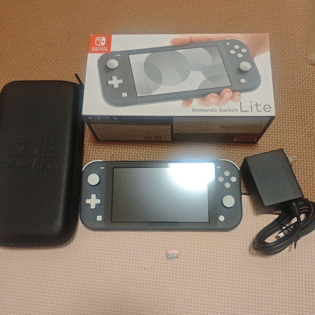 Nintendo Switch Lite グレー 本体　超美品