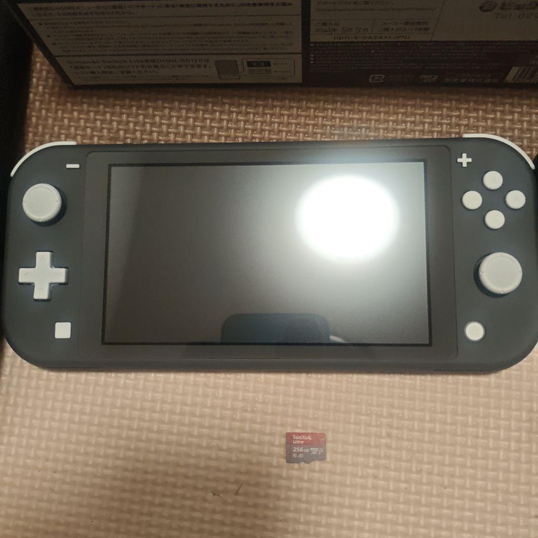 Nintendo Switch Lite グレー 本体　超美品