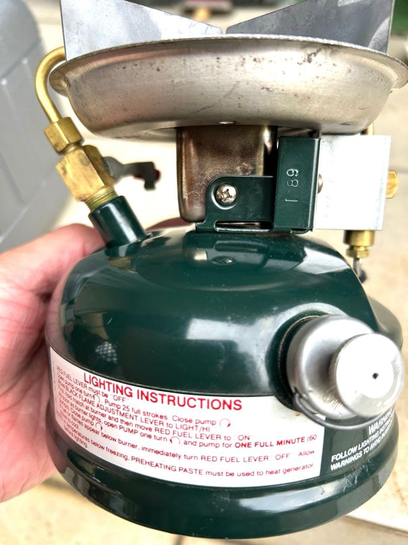 コールマン　バーナー　ストーブ　508 2レバー