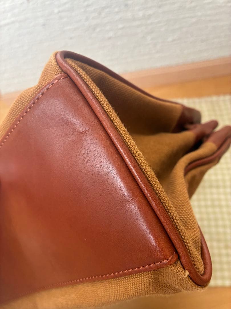 sita parantica アパルトモン　キャンバスレザートートバッグ