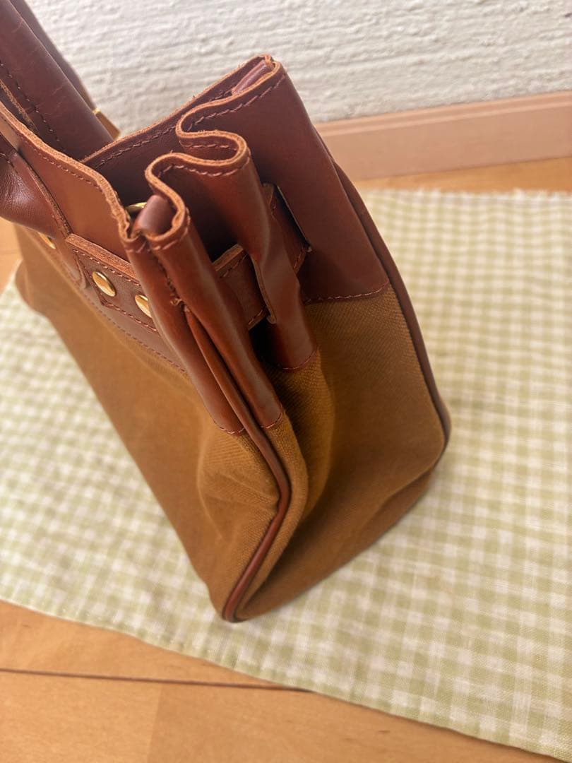 sita parantica アパルトモン　キャンバスレザートートバッグ