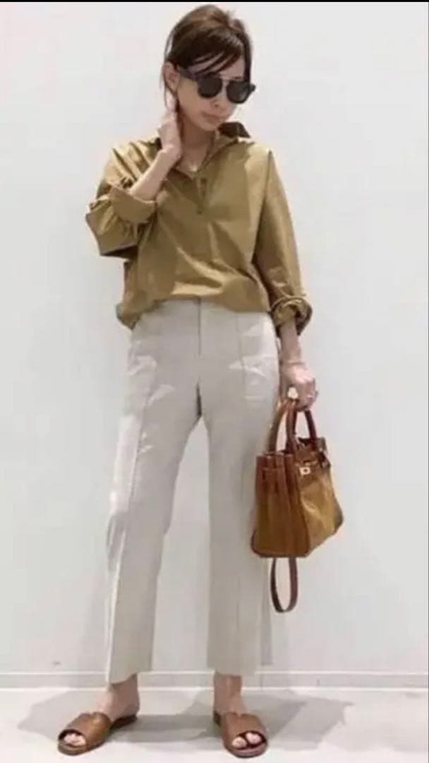 sita parantica アパルトモン　キャンバスレザートートバッグ