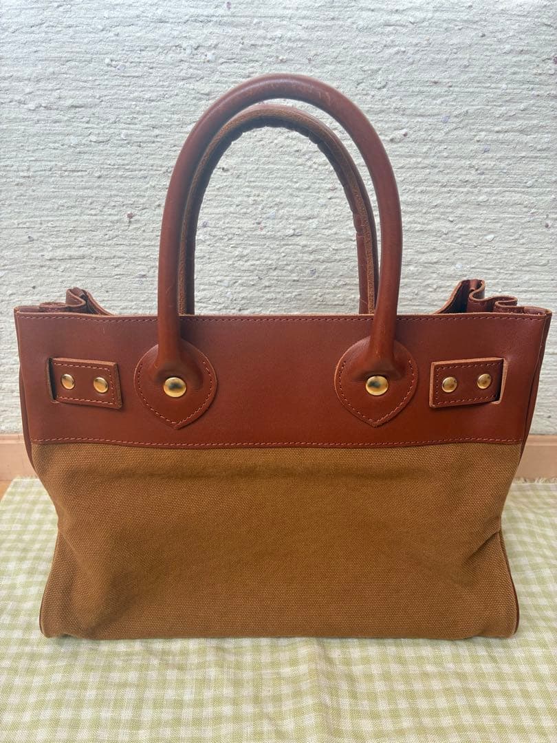 sita parantica アパルトモン　キャンバスレザートートバッグ