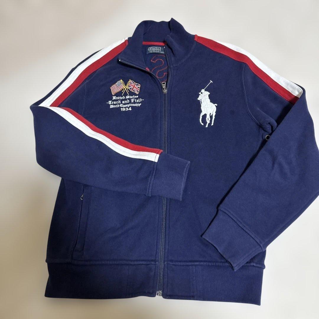 420.Polo by Ralph Lauren ネイビー ジャージ M