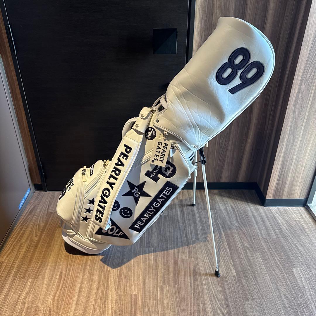 PEARLY GATESパーリーゲイツ 合皮スタンドキャディバッグ 6分割