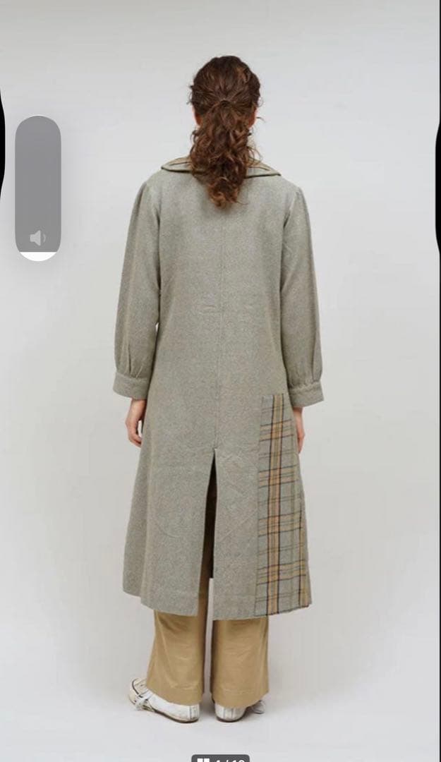 ナイジェル・ケーボン × オリジナルマドラス　ロングコート　ロングワンピース