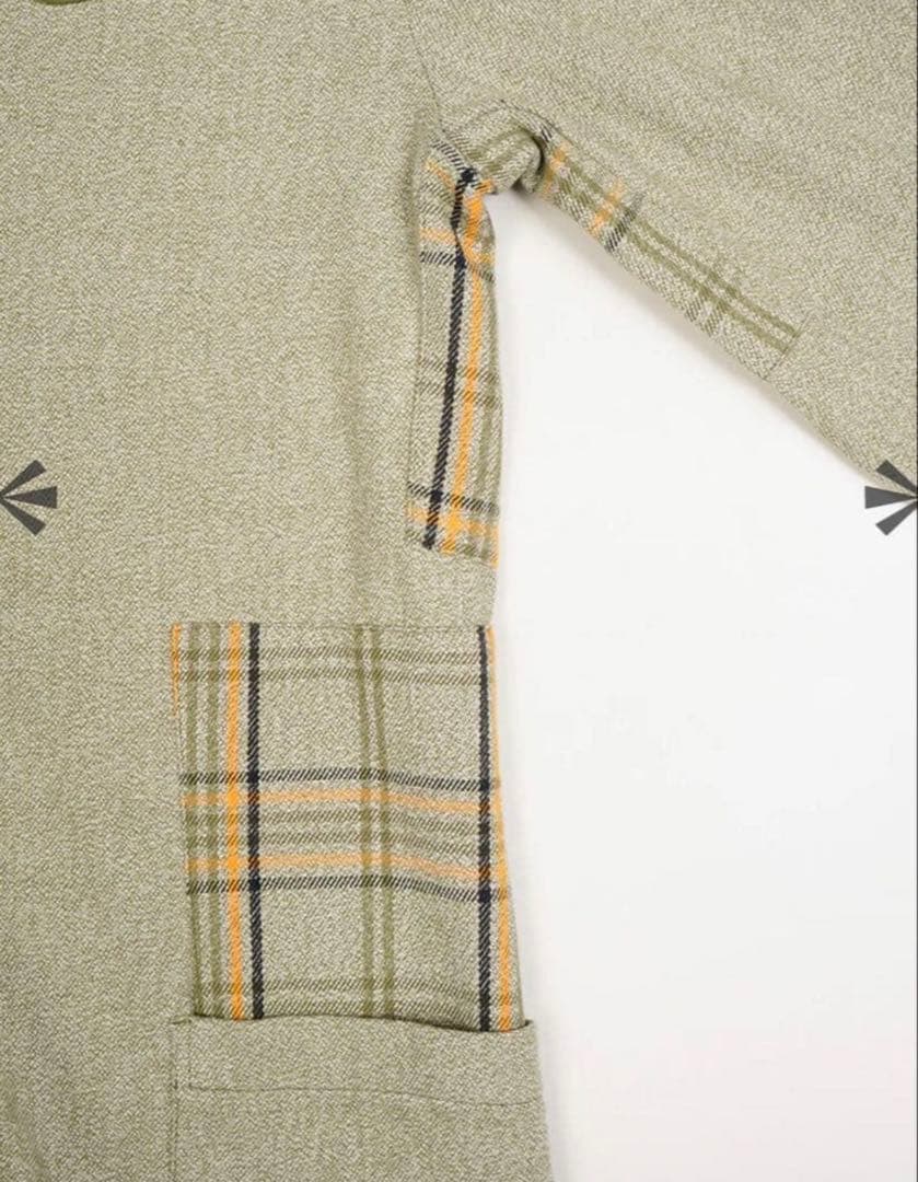 ナイジェル・ケーボン × オリジナルマドラス　ロングコート　ロングワンピース