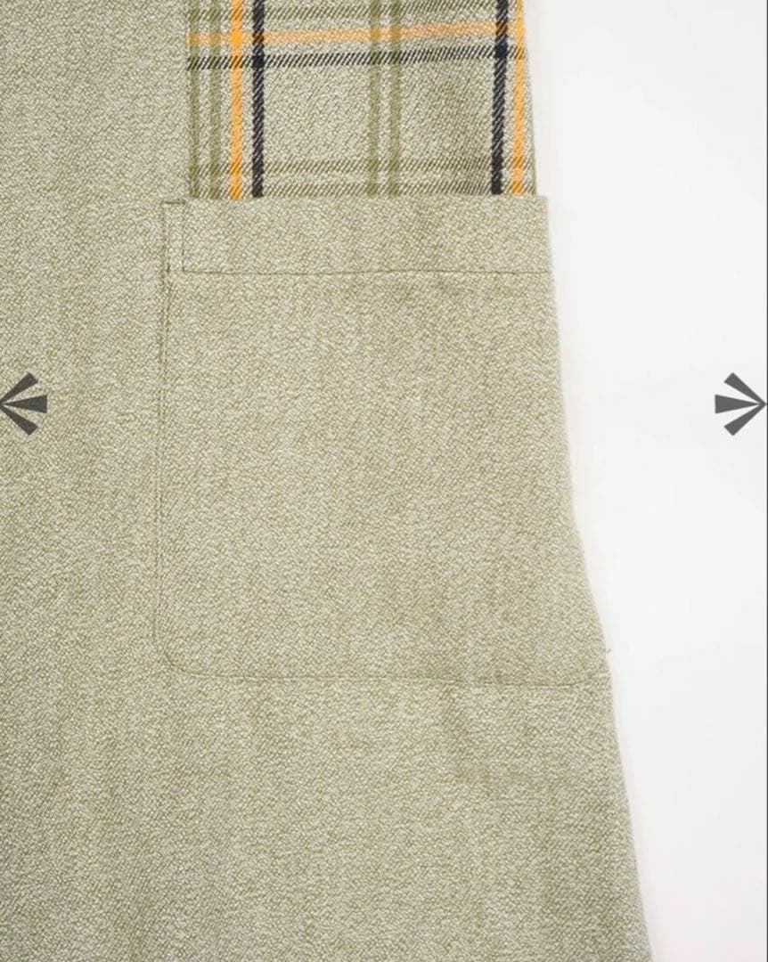 ナイジェル・ケーボン × オリジナルマドラス　ロングコート　ロングワンピース