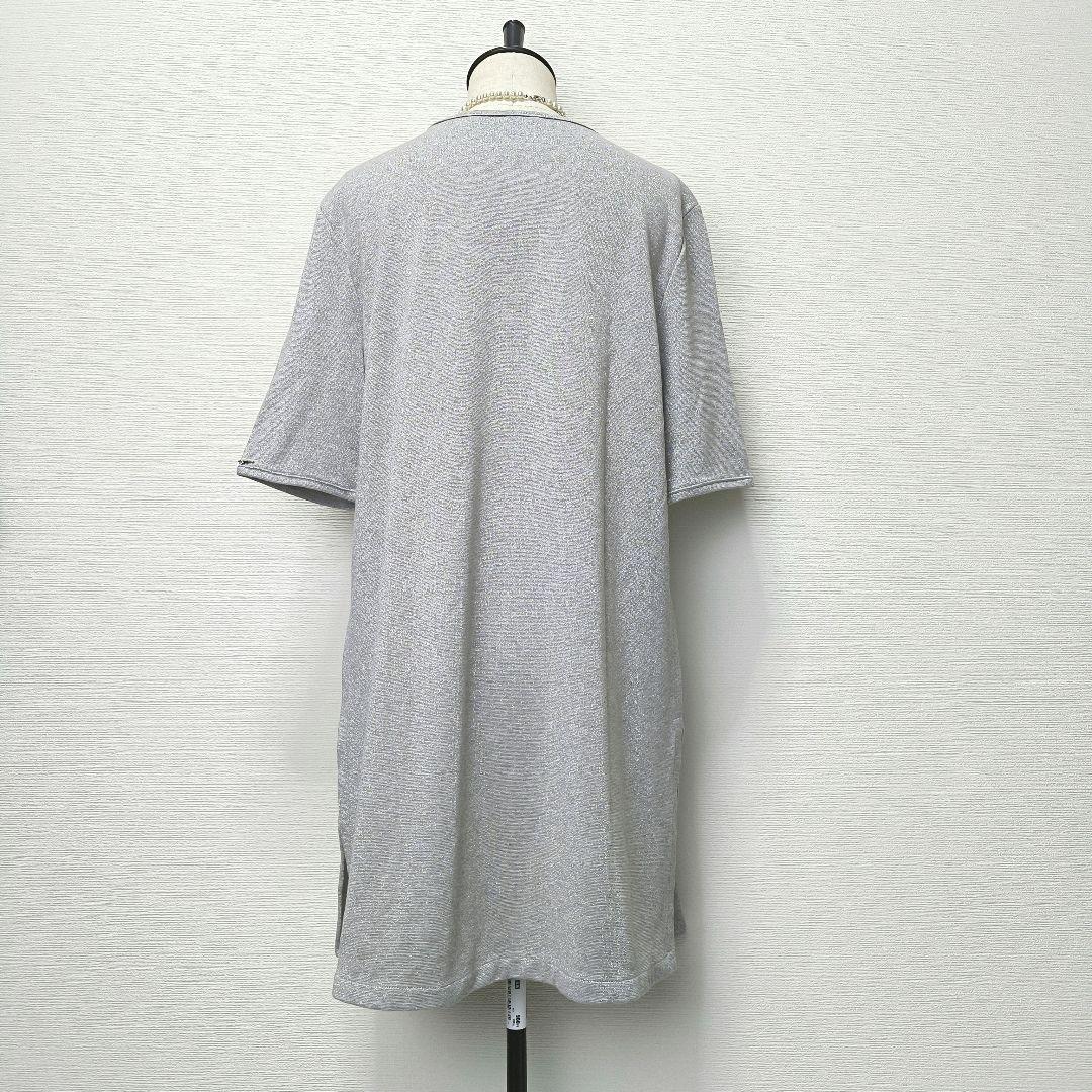 MaxMara studio チュニック ワンピース ロンT　シルバー　ラメ
