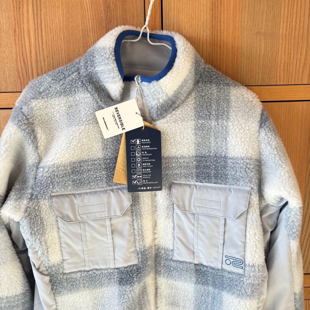 ROSASEN 新品未使用リバーシブルジャケット　ライトグレー　メンズM