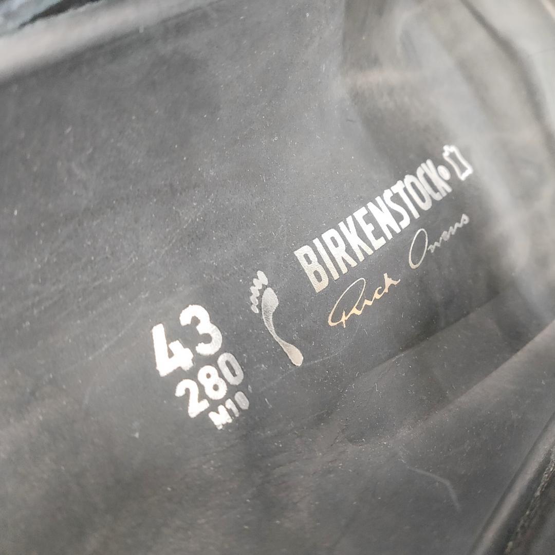 ○★新品 未使用 リックオウエンス アリゾナ ファーサンダル ブラック 28cm