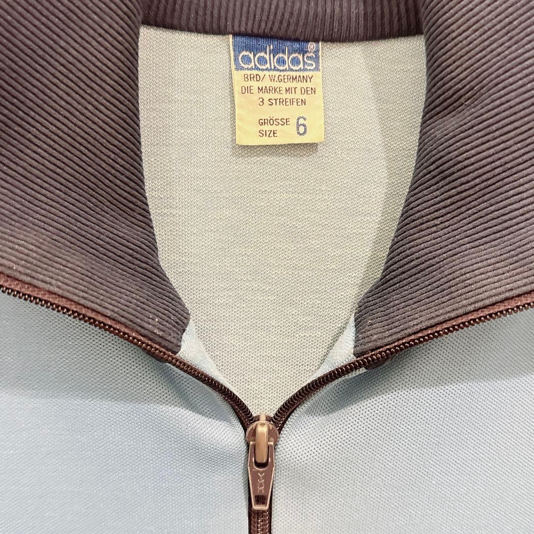【希少】アディダス トラックジャケット 70's 西ドイツタグ 右下ロゴ