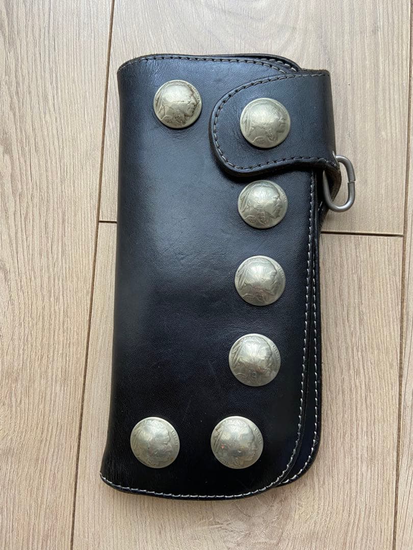 【ヴィンテージ】レッドムーン製 BC-02C 黒レザーの長財布