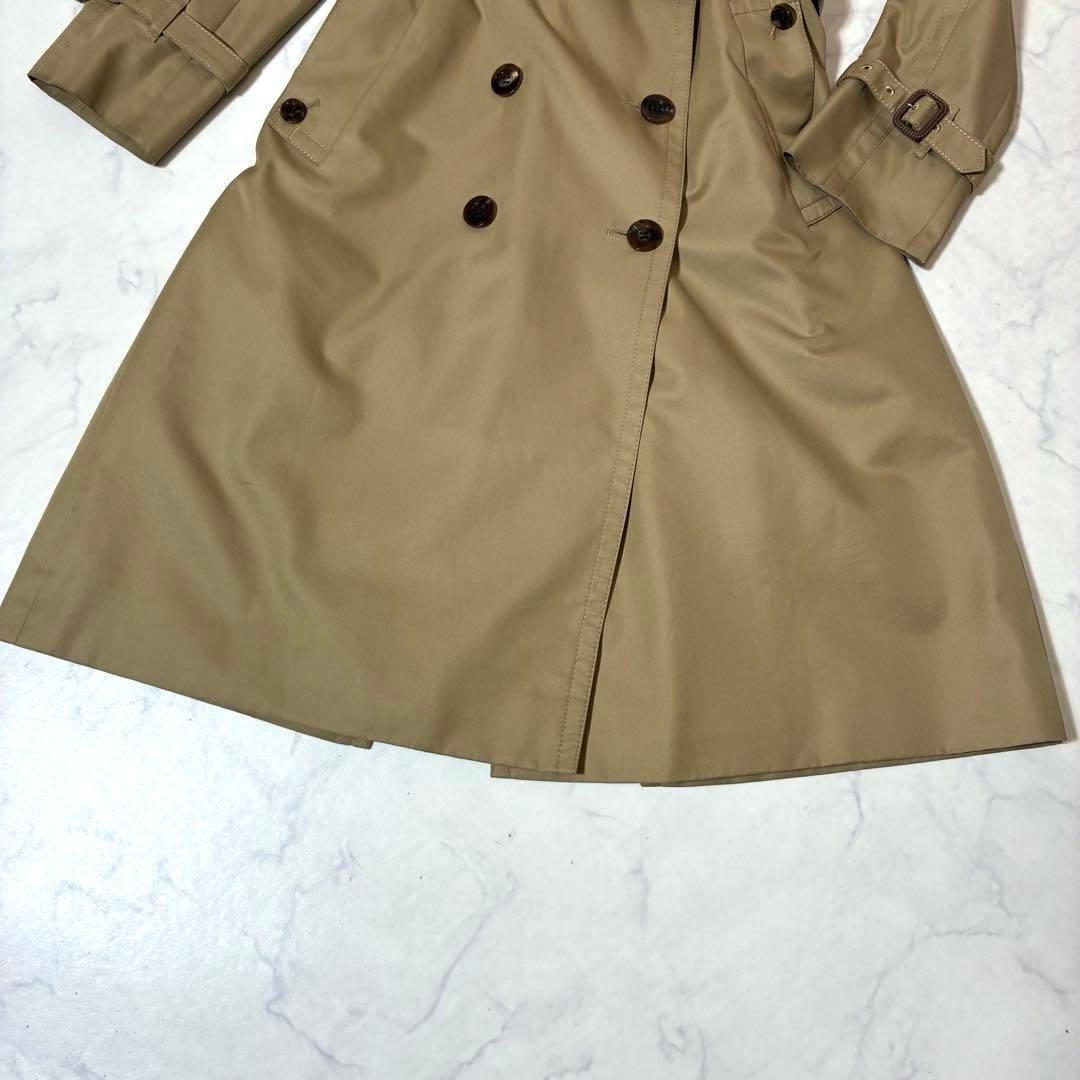 美品✨ アクアスキュータム トレンチコート M ベージュ系 ライナー ブルー