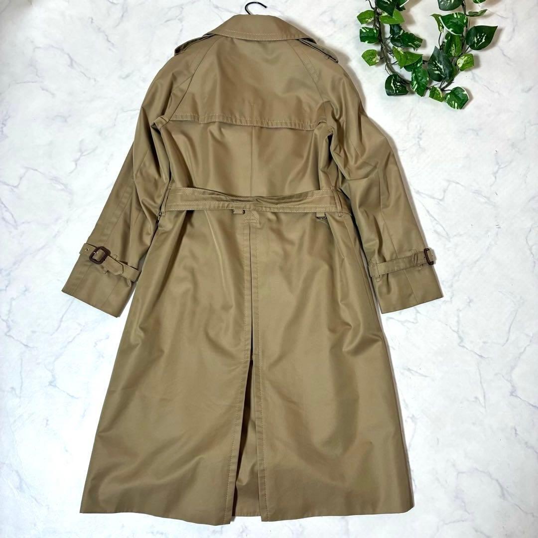 美品✨ アクアスキュータム トレンチコート M ベージュ系 ライナー ブルー