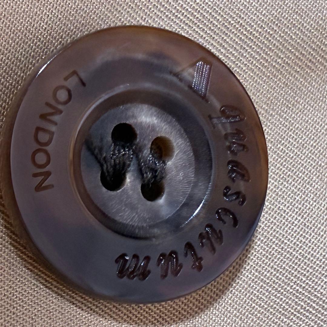 美品✨ アクアスキュータム トレンチコート M ベージュ系 ライナー ブルー