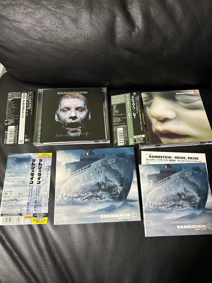 ラムシュタイン　DVD、CD3作品セット　国内盤正規品　渇望　ムター　ライゼ