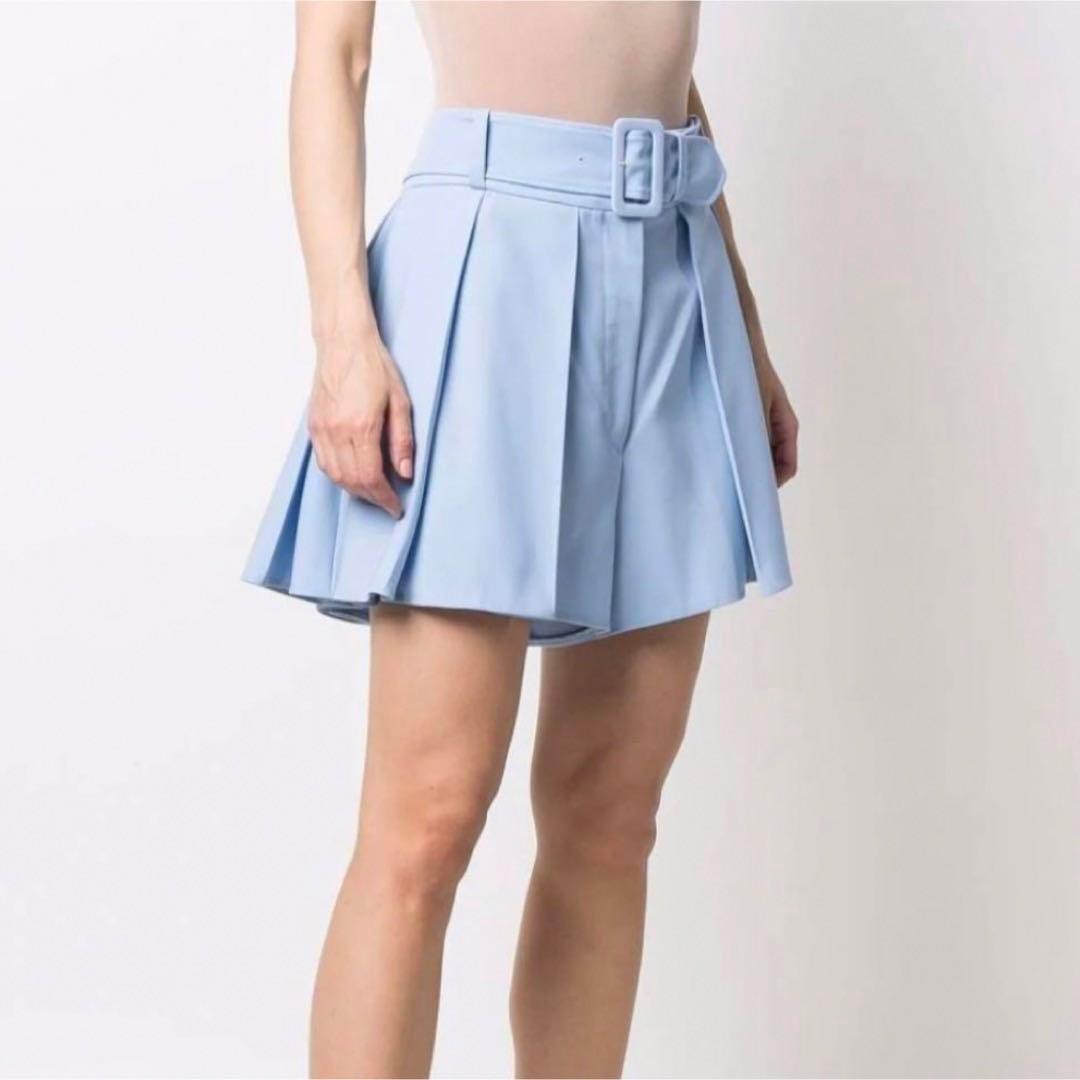 PATOU プリーツキュロット ロゴ刺繍 34