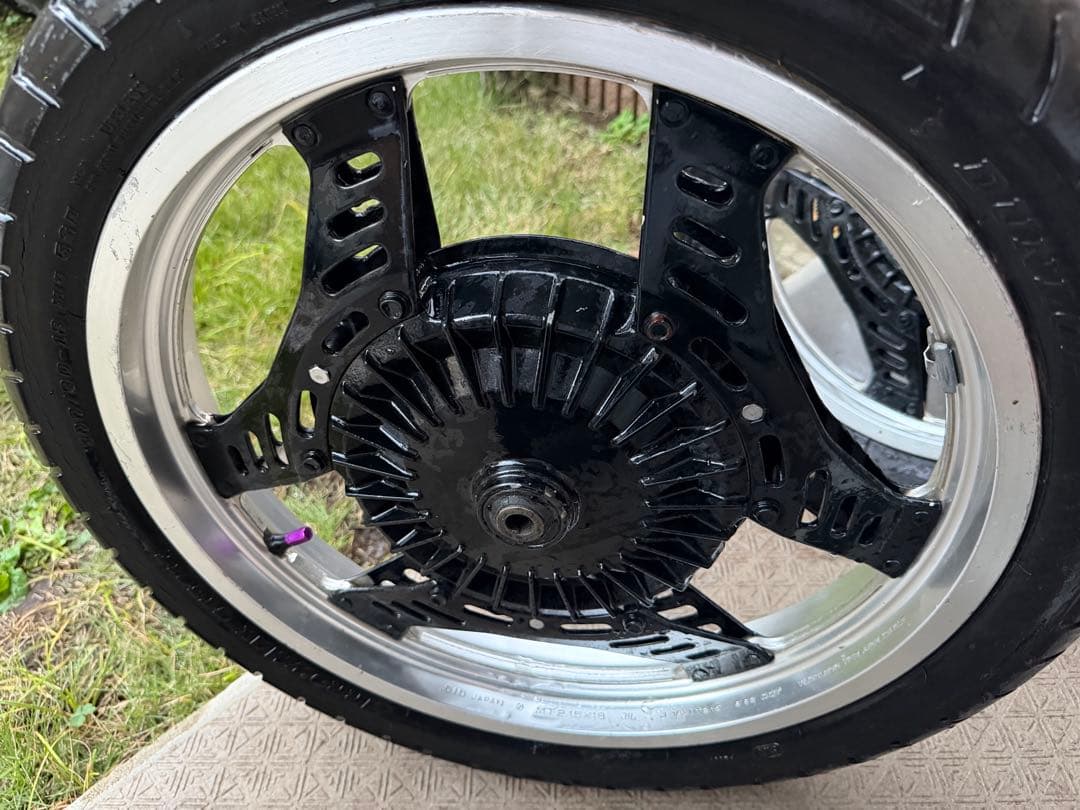 cbx400f 製造年一致　前後ホイール