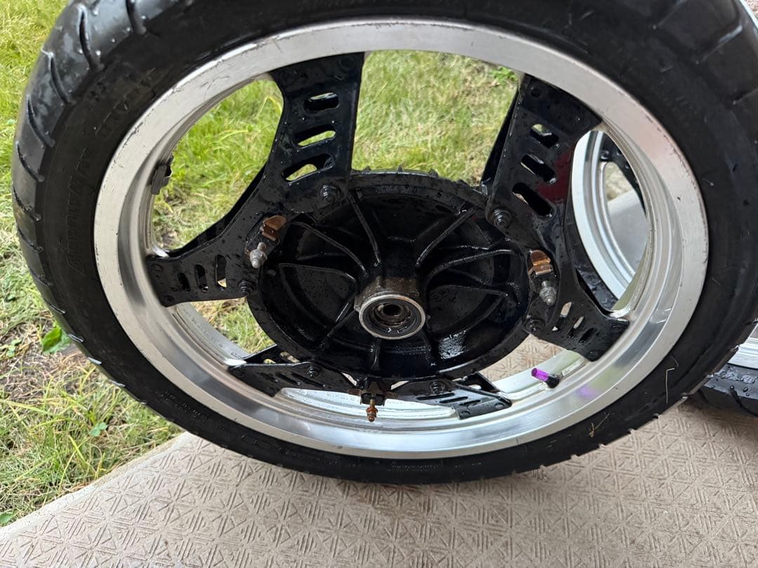 cbx400f 製造年一致　前後ホイール