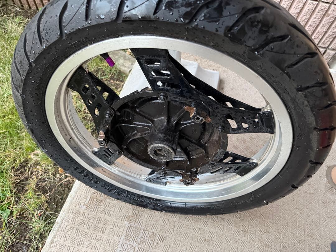 cbx400f 製造年一致　前後ホイール