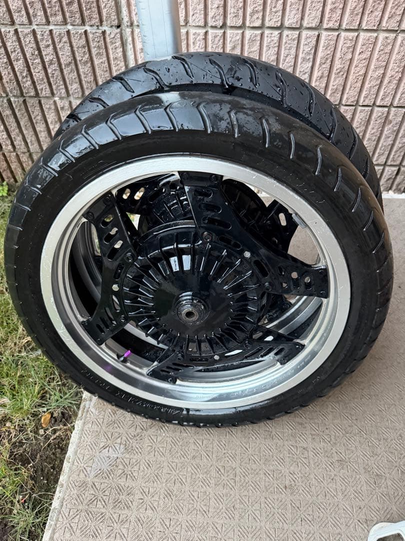 cbx400f 製造年一致　前後ホイール