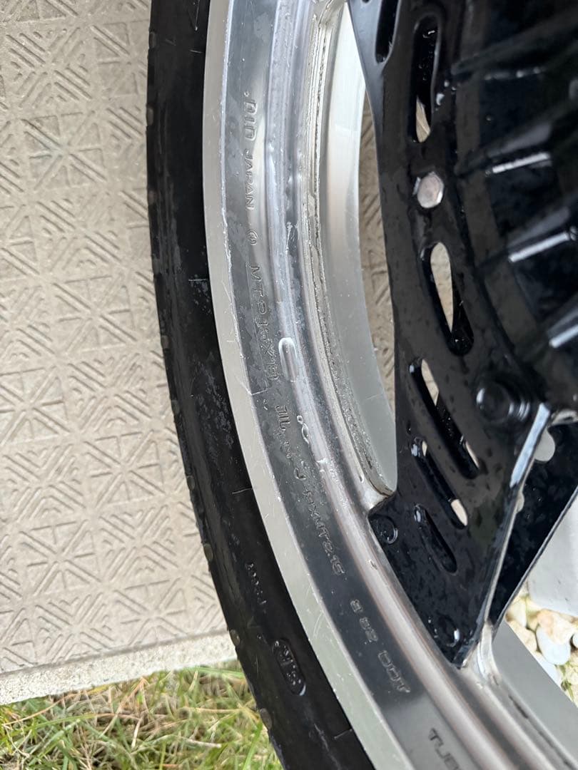 cbx400f 製造年一致　前後ホイール