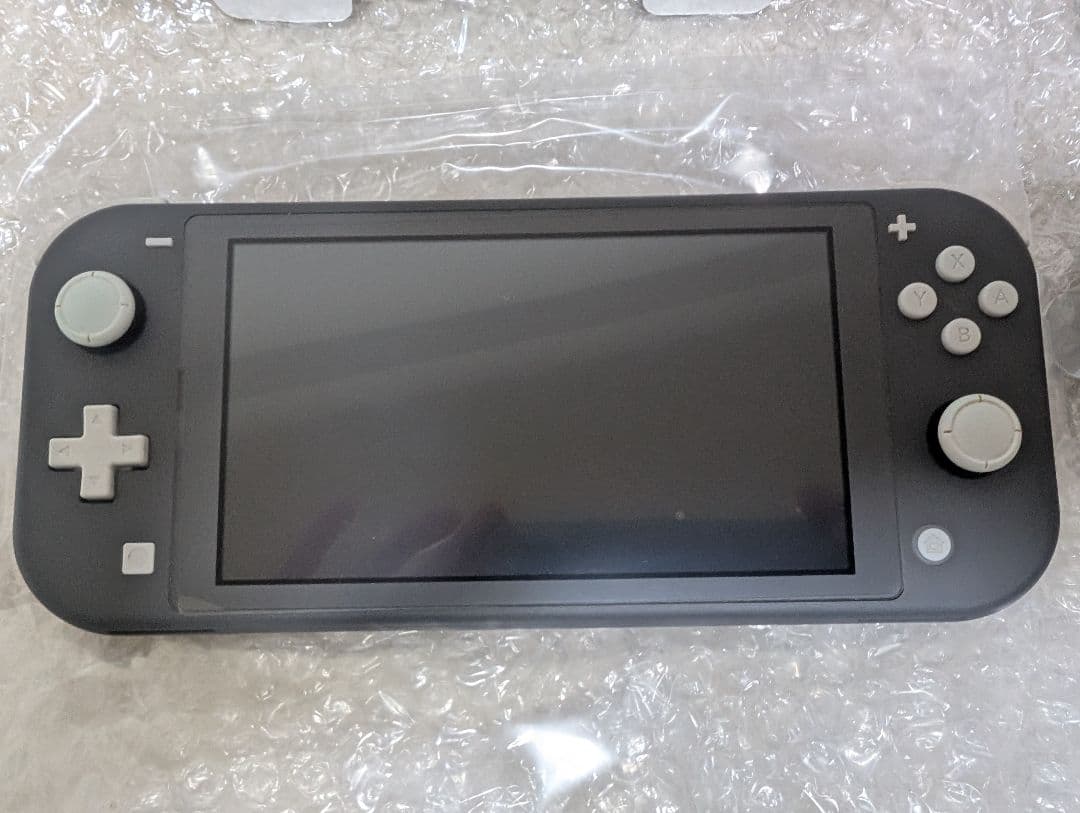 Nintendo Switch Lite グレー 本体 箱あり　モンハンライズ付