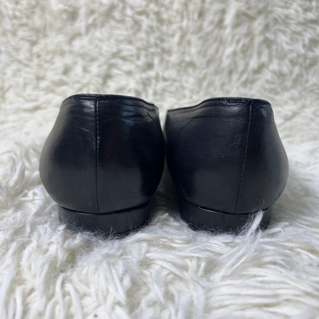 美品✨ CHANEL パンプス ココマーク デカロゴ レザー ブラック 37