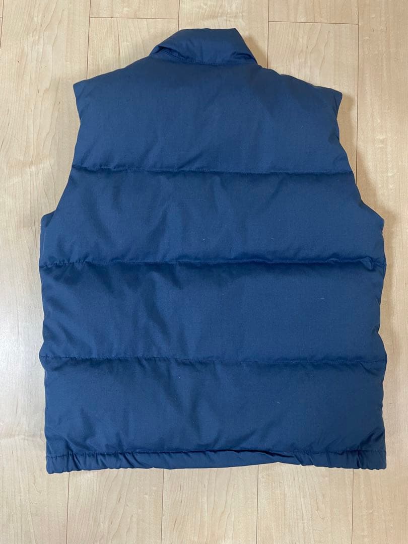 USA製　ノースフェイス　70s 茶タグ ダウンベスト　ブルー　Sサイズ