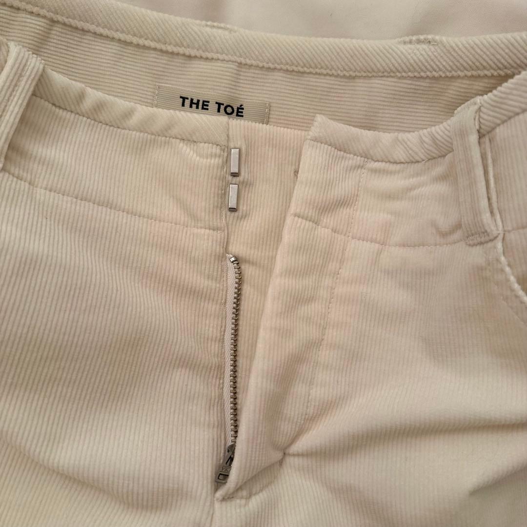 THETOE 2025AW コーデュロイショートパンツ ホワイト S 売り切れ品