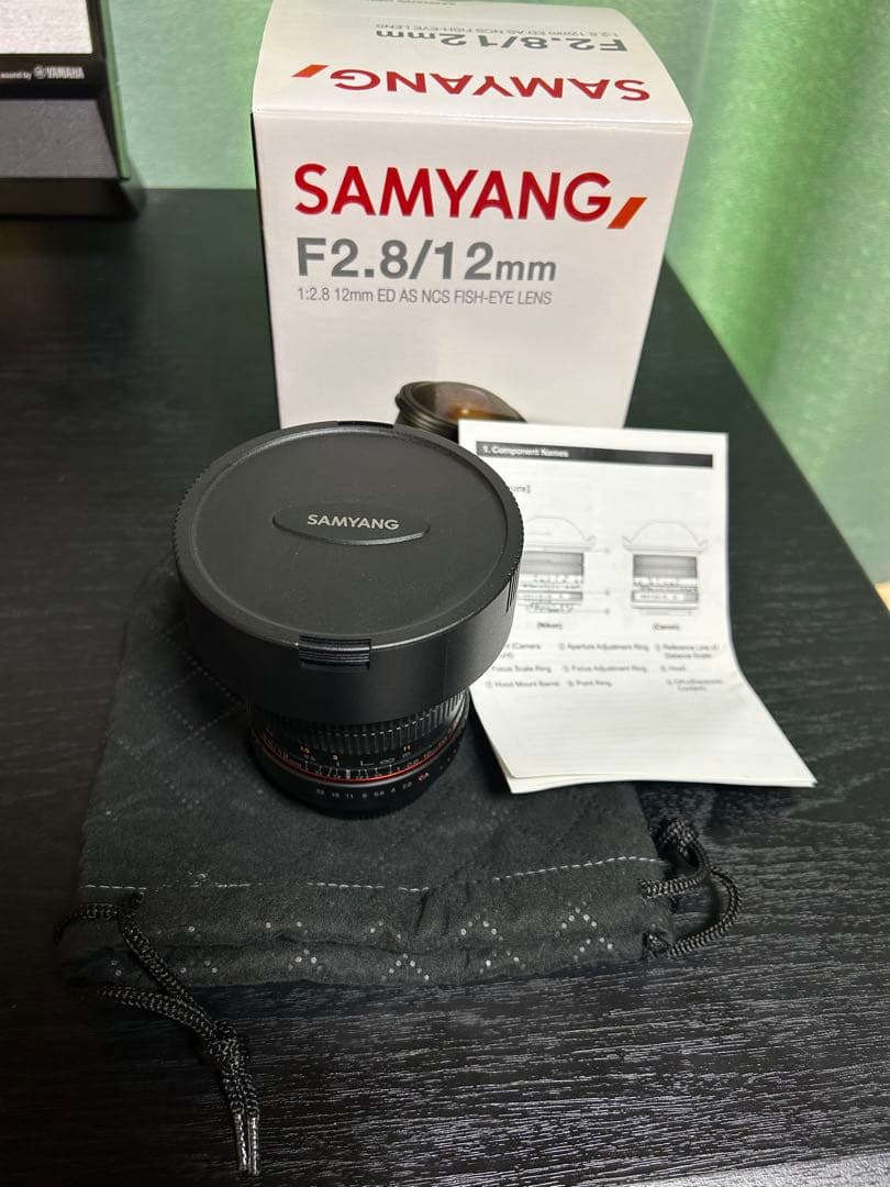 SAMYANG 12mm F2.8 魚眼レンズ