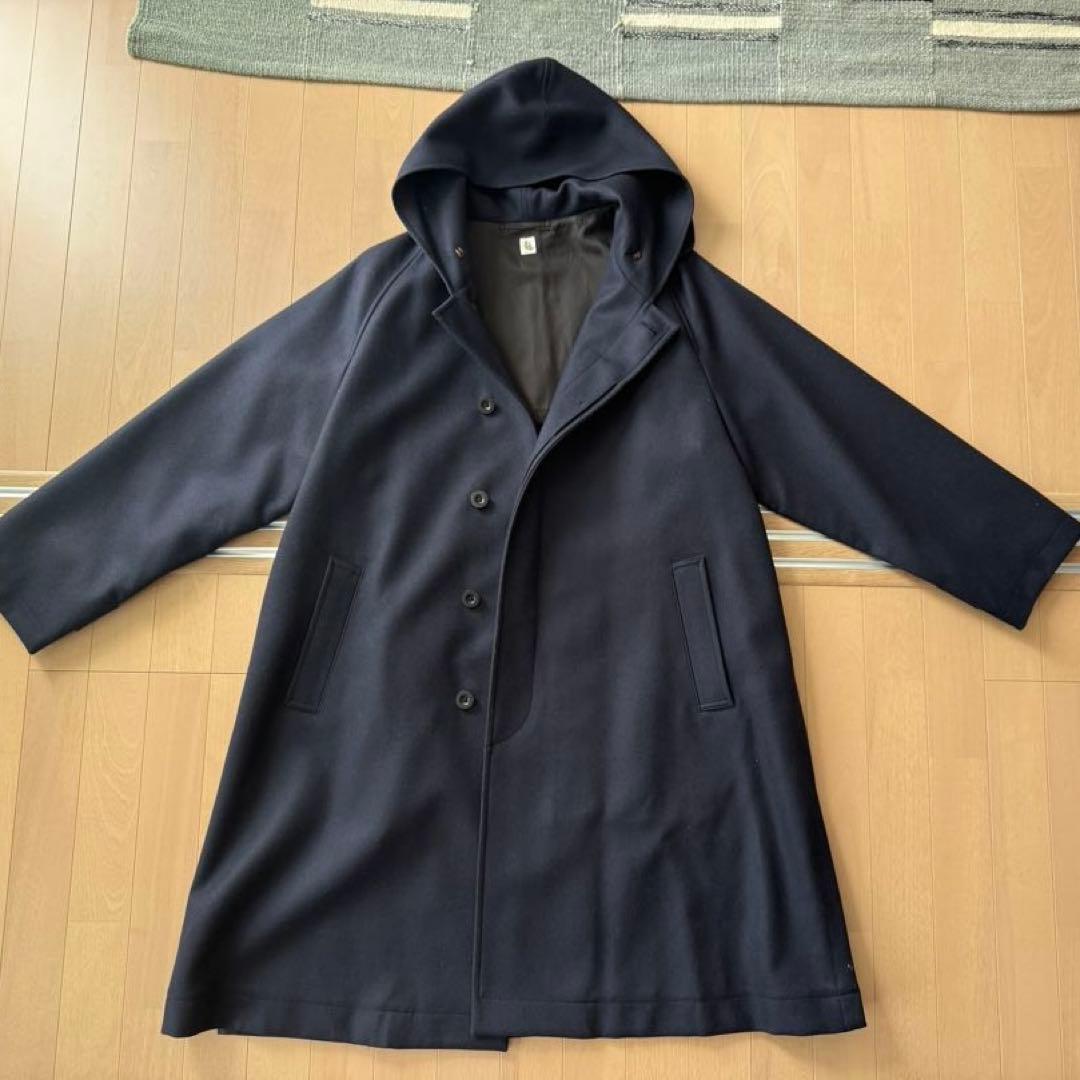 美品 kaptain sunshine メルトン オーバーコート