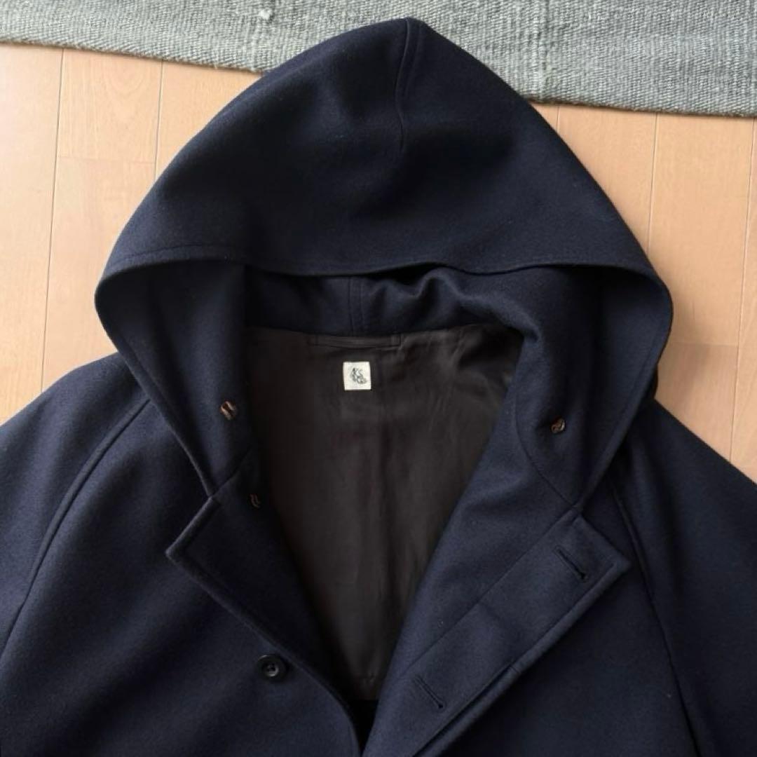 美品 kaptain sunshine メルトン オーバーコート