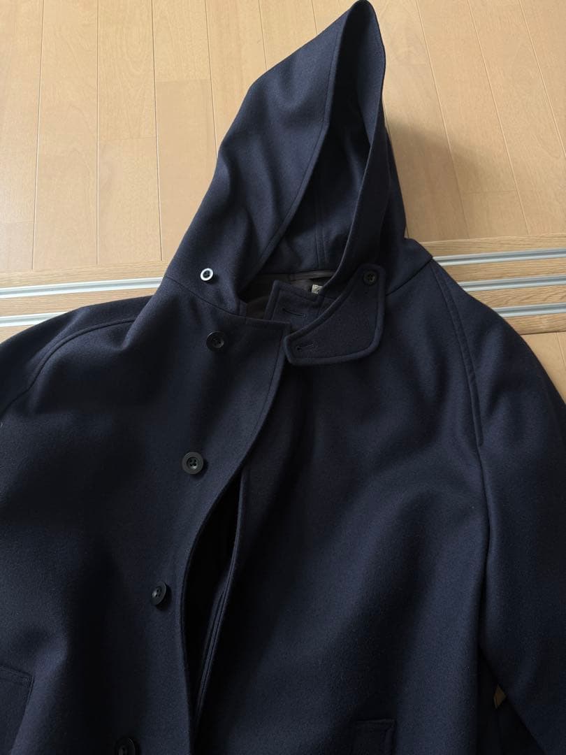 美品 kaptain sunshine メルトン オーバーコート