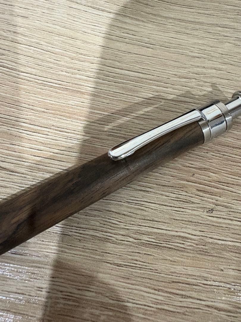 最終値下げ　 工房楔黒柿孔雀杢 工房楔ルーチェペン　アンドリーベジップペンケース
