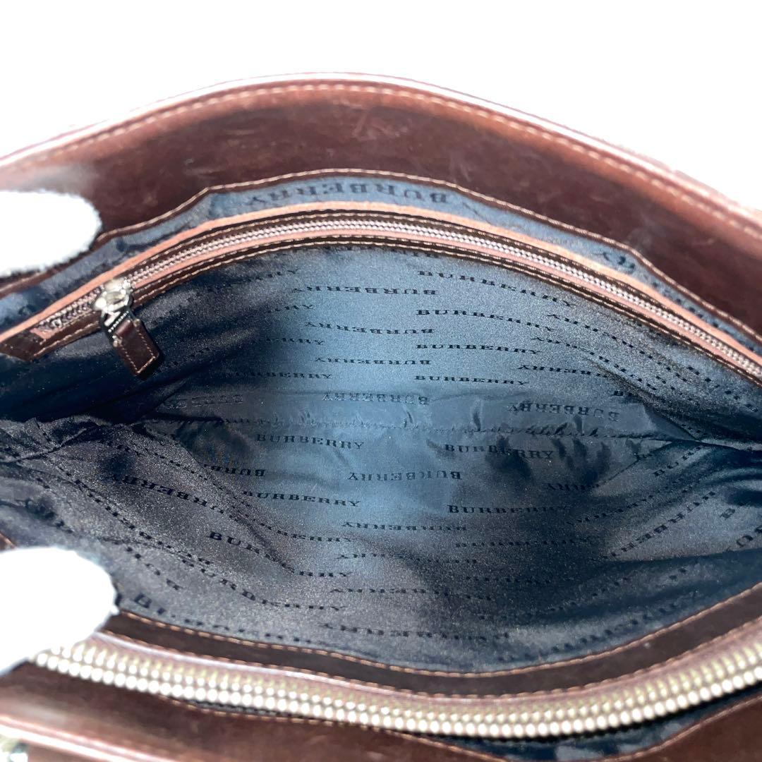 【良品】Burberry バーバリー　トートバッグ　キャンバス　ノバチェック