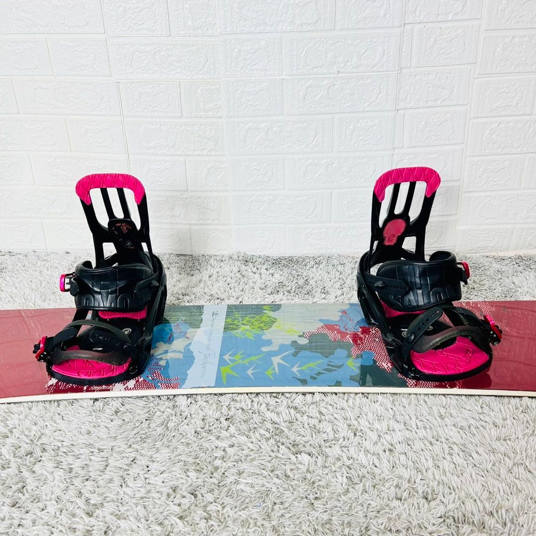 【初心者向け】バートン フェザー サロモン スノーボードセット 148cm