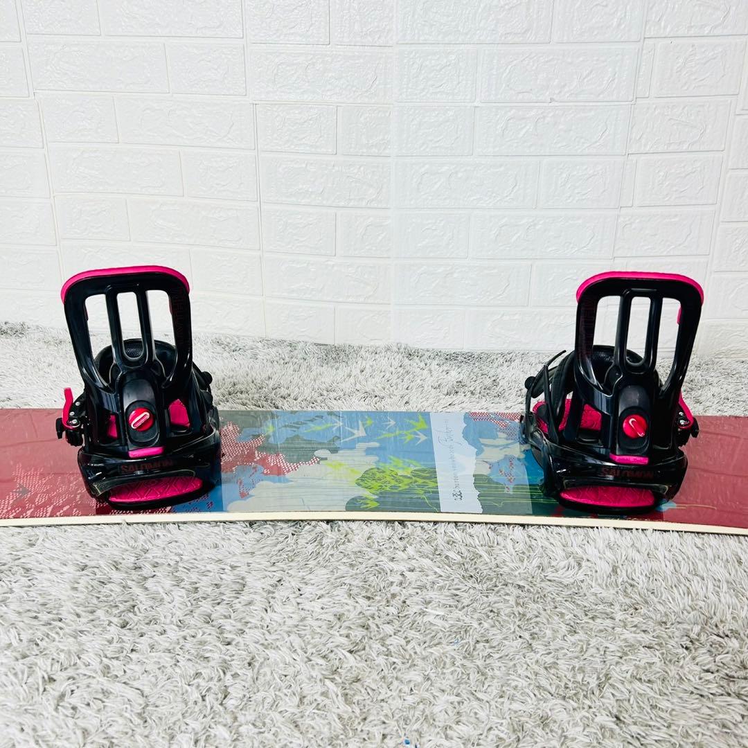 【初心者向け】バートン フェザー サロモン スノーボードセット 148cm